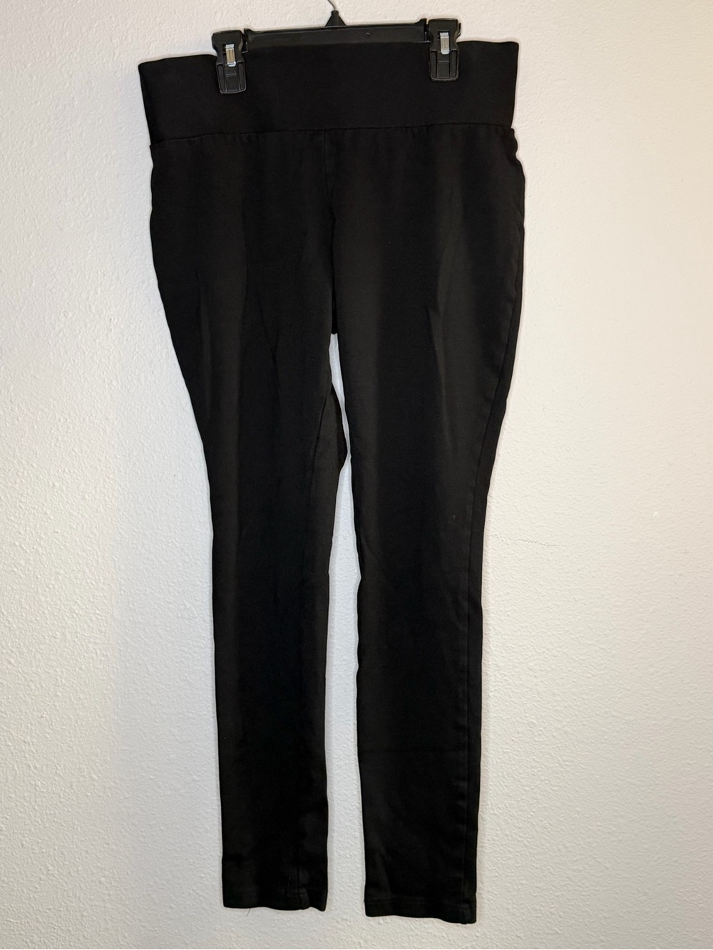 Philosophy Pants Women's M Black Legging Casual Stretch Mid Waist Tummy Control